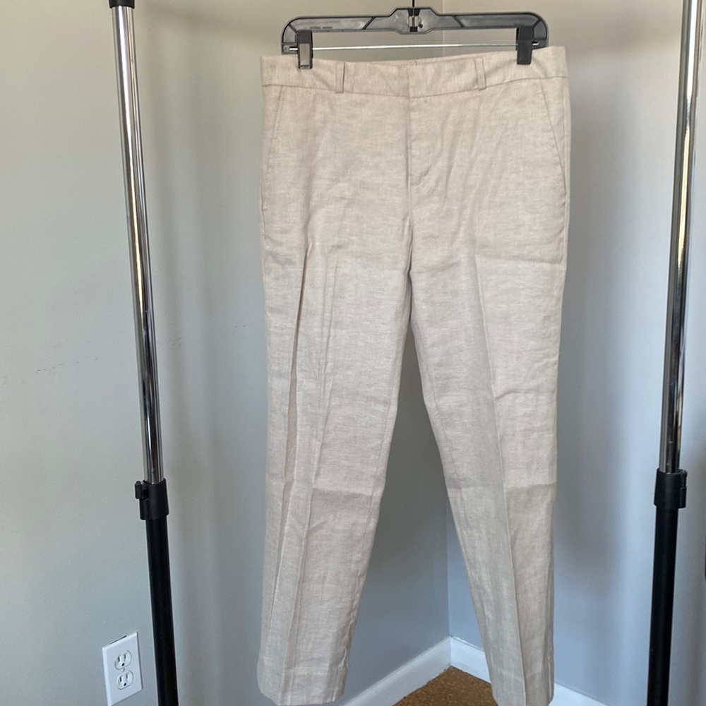 Banana Republic 8P linen trousers